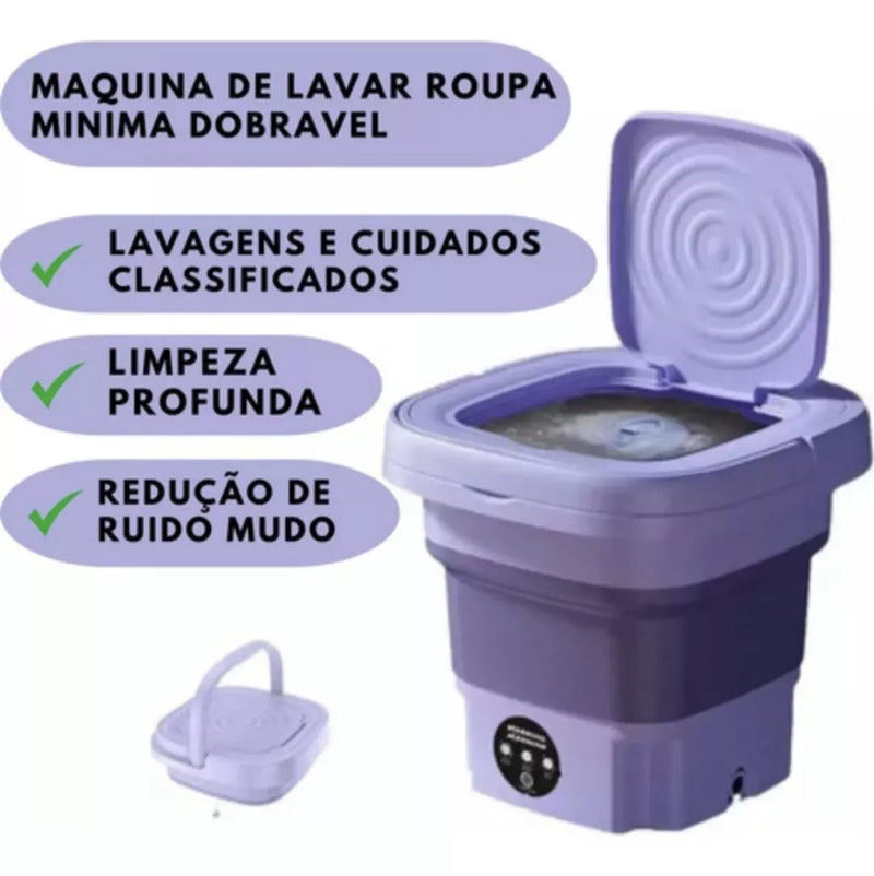 Mini Máquina de Lavar - Lavadora & Centrífuga