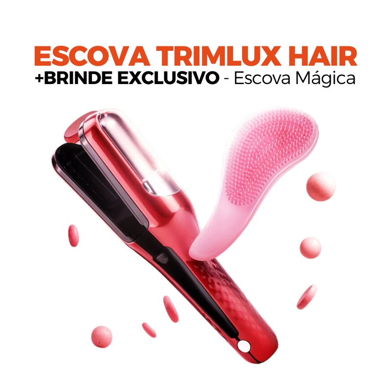 Escova Alemã Aparadora de Pontas Duplas - TrimLux Hair [BRINDE EXCLUSIVO]